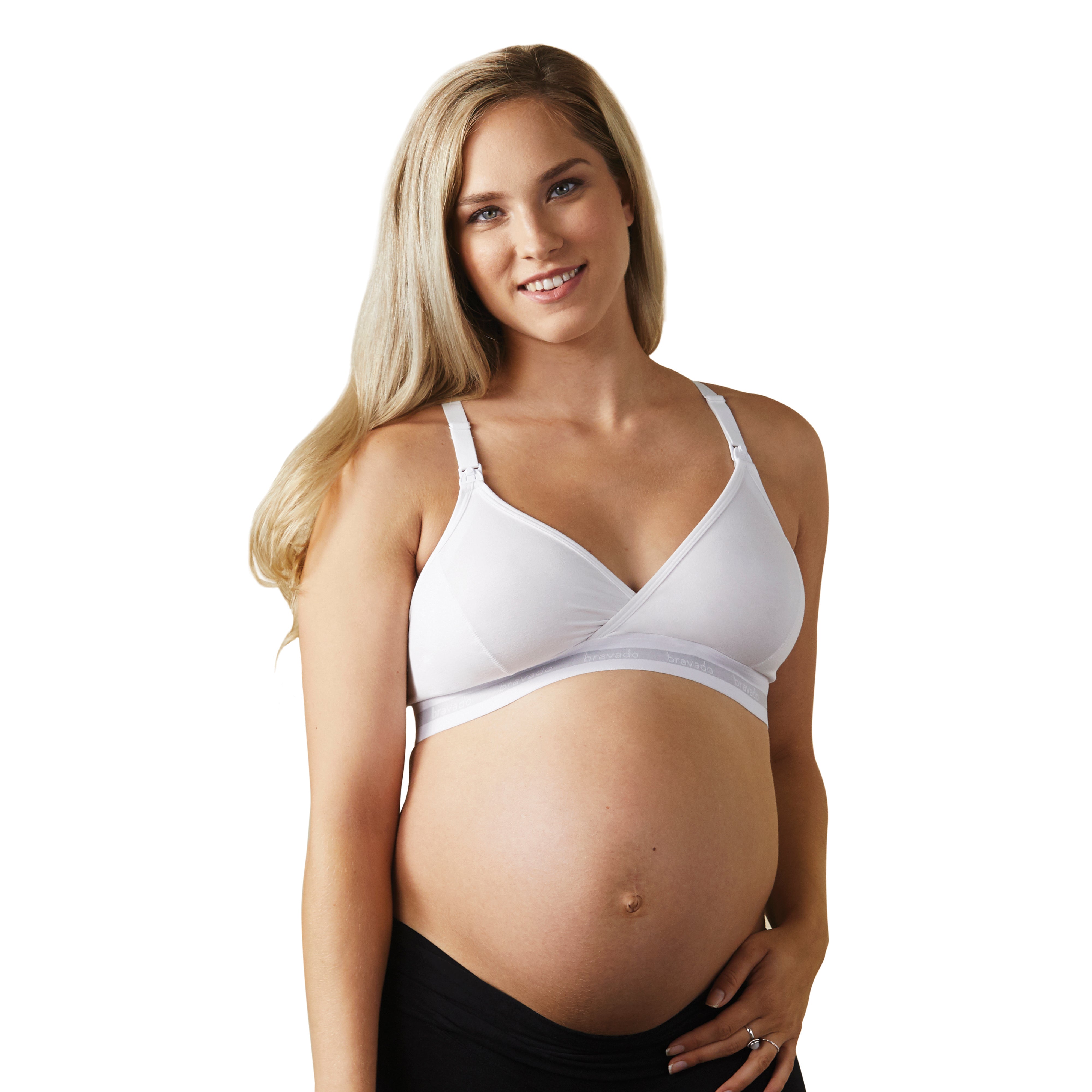 maternity nursing bra pregnant women mother mama open breast bra cotton  wire 