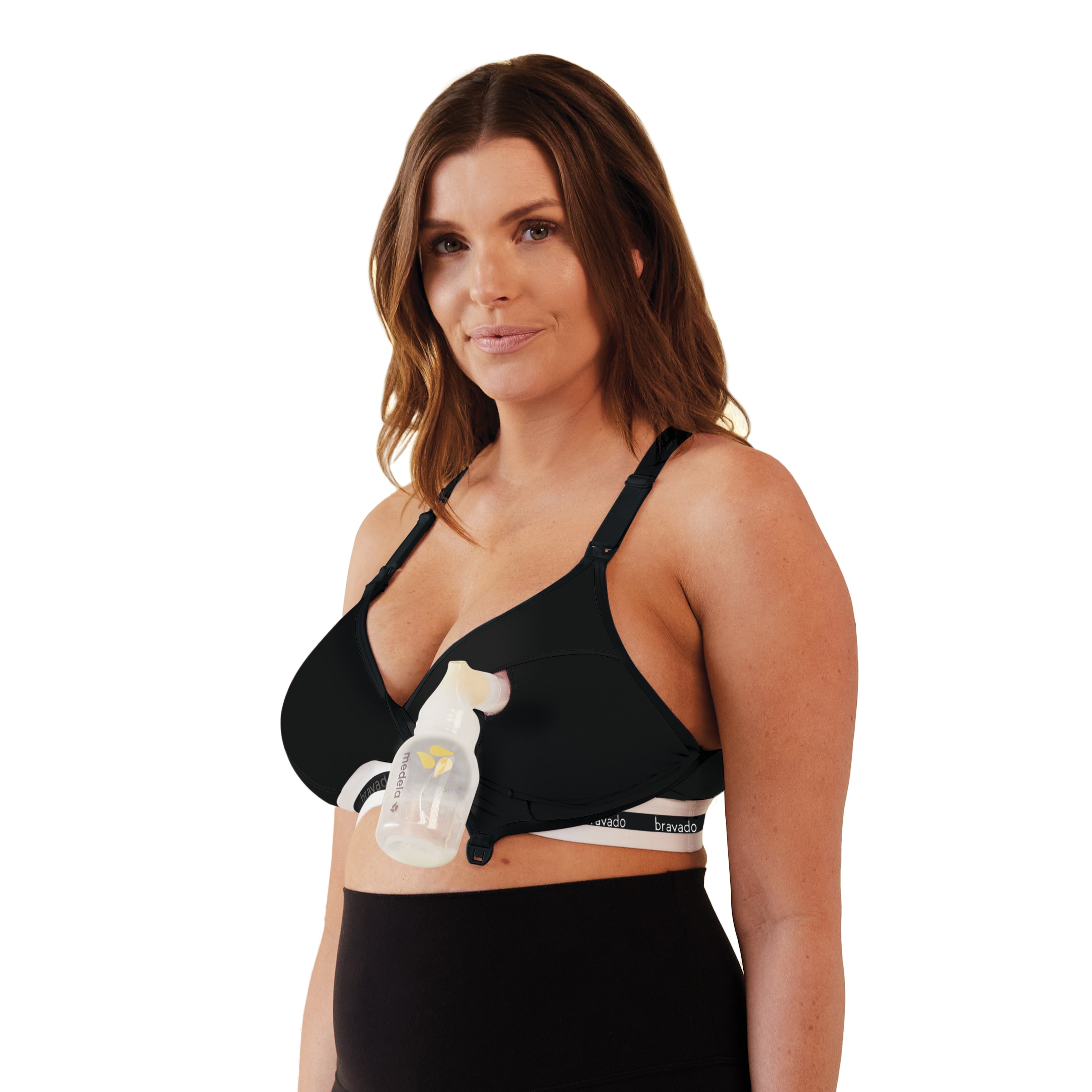 Medela Nursing & Pumping Bra White pregnancy and nursing bra 3-in-1